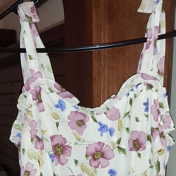 Summer Floral FLOUNCE Dress - Picture 2 of 3